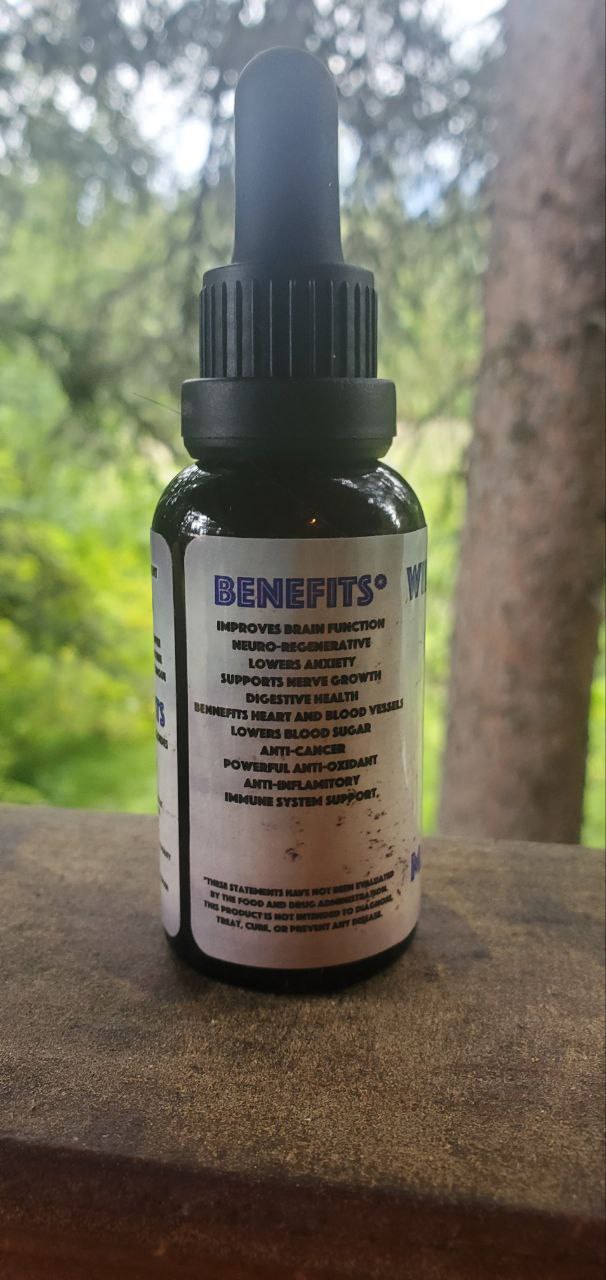 Wild Alaskan Lion's Mane Tincture (Double Extract)